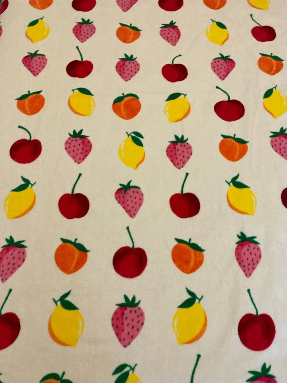 NWT Kate Spade Oversized Beach Towel - Fruit Pattern 36”x72”